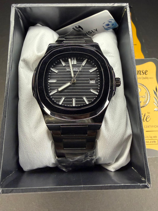 Hoursley Black Edition Square Dial