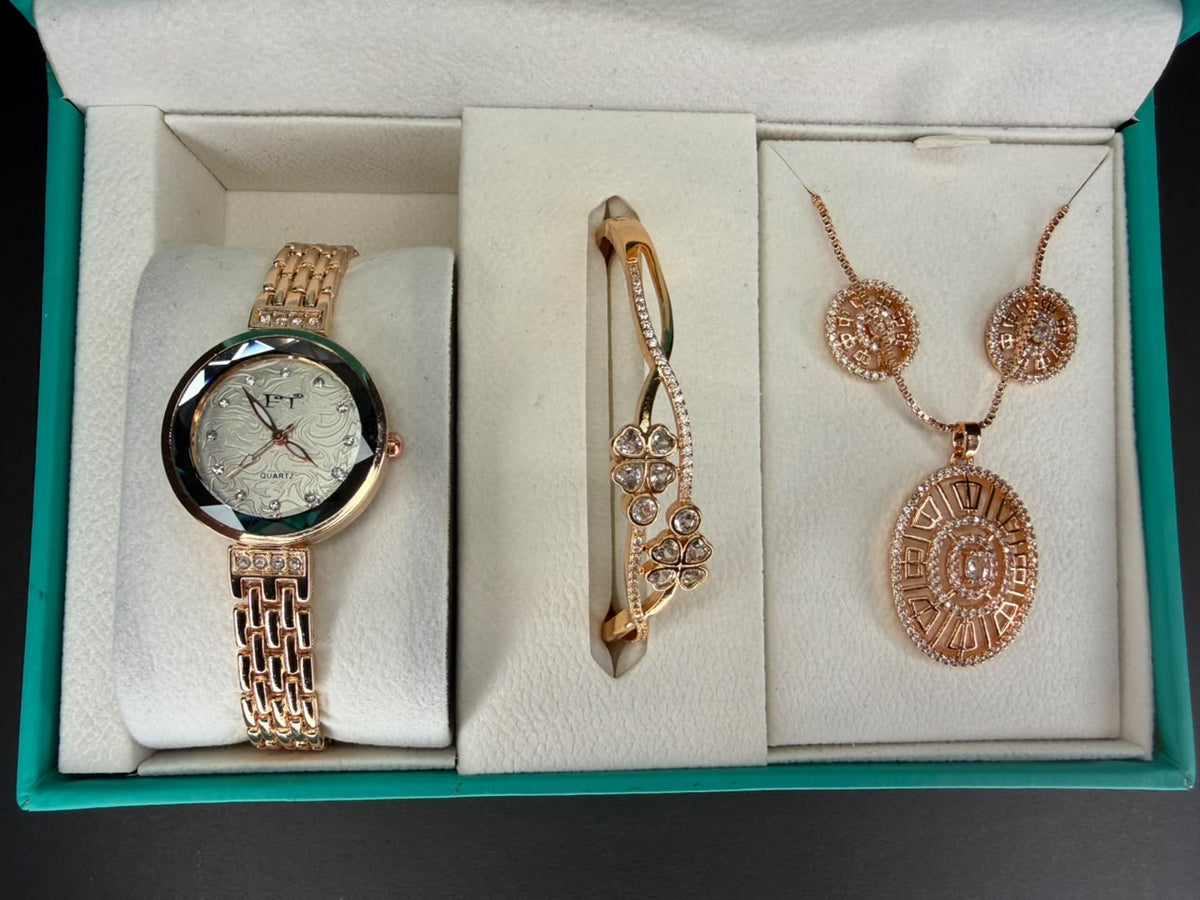 Rose Gold Jewelry Set