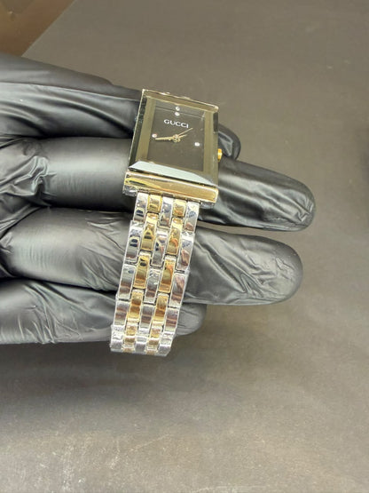 Gucci Black Square Dial Dress Watch