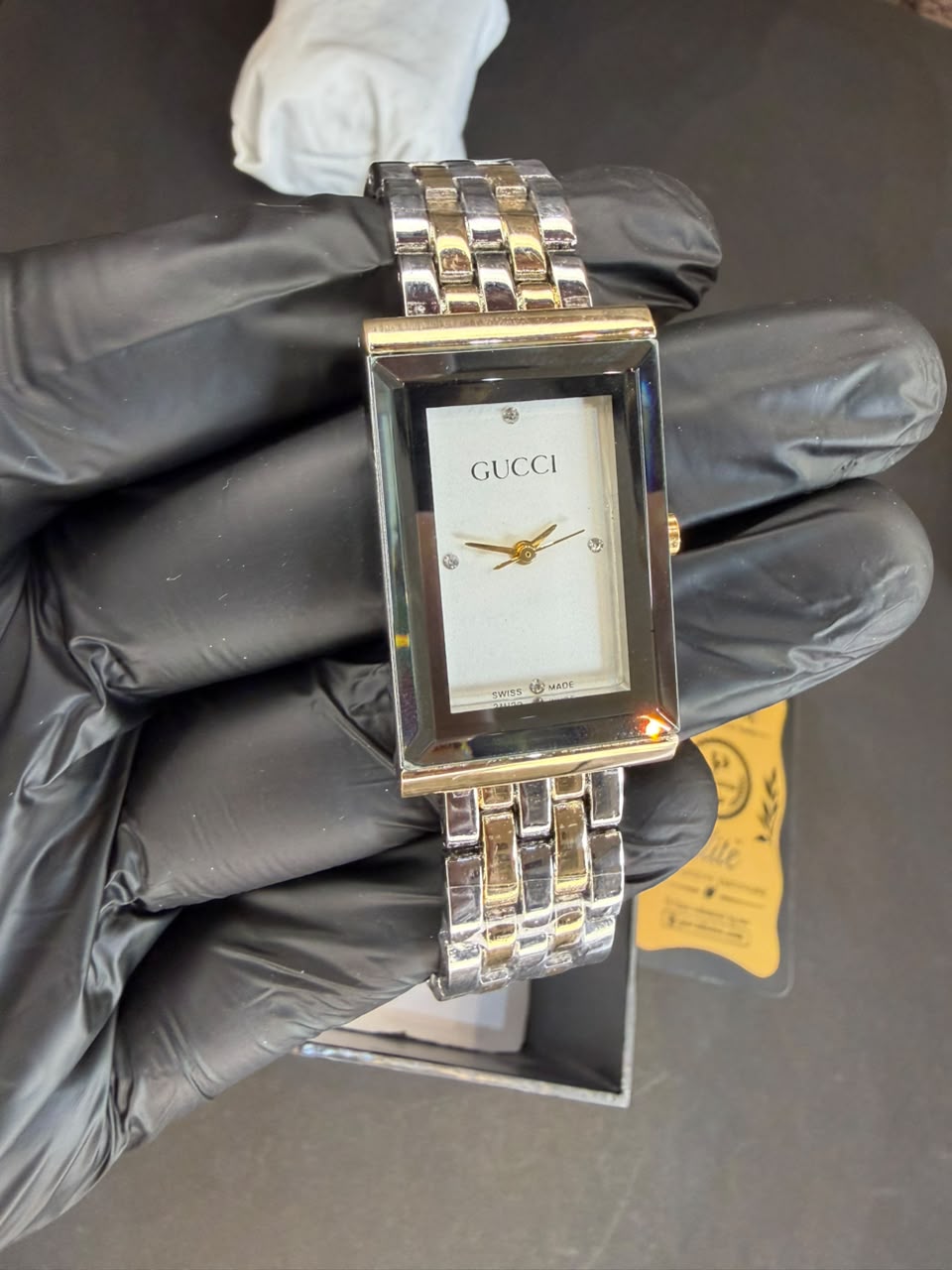 Gucci Square Dial Dress Watch