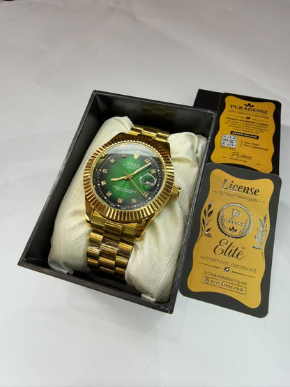 Rolex Emerald Green Dial & Semi Auto